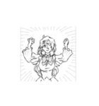 ぴかぴか⟡·*しのちゃんとゆうがさん（個別スタンプ：9）