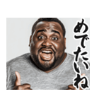 【すんごい使える】デブ黒人（個別スタンプ：10）