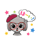 『トイプードル』のスタンプ（個別スタンプ：21）