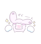ごほうびうさぎの日常〜たのしい春〜（個別スタンプ：34）