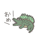 動物たちのおめでとうスタンプ（個別スタンプ：8）