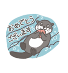 動物たちのおめでとうスタンプ（個別スタンプ：9）