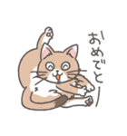 動物たちのおめでとうスタンプ（個別スタンプ：29）