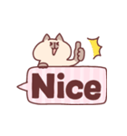 フキダシ猫スタンプ（個別スタンプ：34）