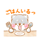 家族で使う❤️いやしばいぬ黒柴❤️父母の日（個別スタンプ：2）