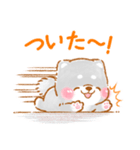家族で使う❤️いやしばいぬ黒柴❤️父母の日（個別スタンプ：12）