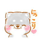 家族で使う❤️いやしばいぬ黒柴❤️父母の日（個別スタンプ：24）