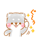 家族で使う❤️いやしばいぬ黒柴❤️父母の日（個別スタンプ：25）