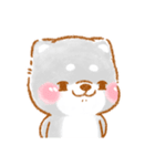 家族で使う❤️いやしばいぬ黒柴❤️父母の日（個別スタンプ：35）
