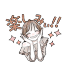 ふんわり❤️淡色女子2（個別スタンプ：6）