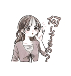ふんわり❤️淡色女子2（個別スタンプ：10）