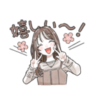 ふんわり❤️淡色女子2（個別スタンプ：11）