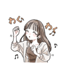 ふんわり❤️淡色女子2（個別スタンプ：12）