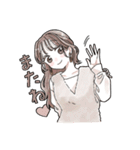ふんわり❤️淡色女子2（個別スタンプ：32）