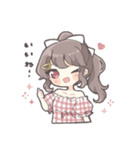 つり目ポニテの女の子（個別スタンプ：3）