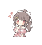 つり目ポニテの女の子（個別スタンプ：6）