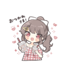 つり目ポニテの女の子（個別スタンプ：10）