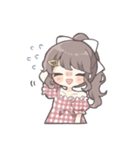 つり目ポニテの女の子（個別スタンプ：12）