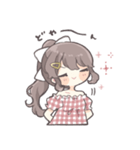 つり目ポニテの女の子（個別スタンプ：16）