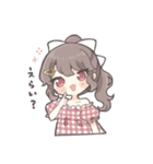 つり目ポニテの女の子（個別スタンプ：19）