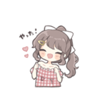 つり目ポニテの女の子（個別スタンプ：20）