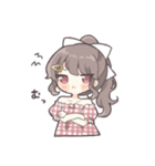つり目ポニテの女の子（個別スタンプ：25）