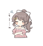 つり目ポニテの女の子（個別スタンプ：34）