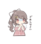 つり目ポニテの女の子（個別スタンプ：35）