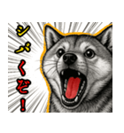 シバイヌの叫び【敬語・日常挨拶】（個別スタンプ：4）