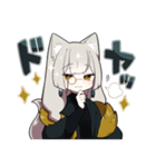 ちょっとあやしい路地裏猫さん（個別スタンプ：11）