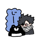 僕のヒーローアカデミア×くまのまーくん（個別スタンプ：35）