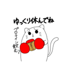ニャンコボクサー（個別スタンプ：24）