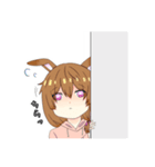 【日常用】ミニうさスタンプ（個別スタンプ：3）