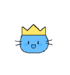 ねこまめ星のあおまめ村の住民（個別スタンプ：10）
