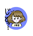 うりスタンプおんなのこ（個別スタンプ：7）