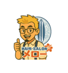 ヘアーサロンメロー（個別スタンプ：1）