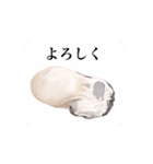 激しく動く 大粒 牡蠣（個別スタンプ：3）