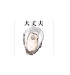 激しく動く 大粒 牡蠣（個別スタンプ：13）