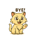 ペルシャ猫のモフモフきもち（個別スタンプ：5）