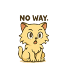 ペルシャ猫のモフモフきもち（個別スタンプ：6）