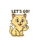 ペルシャ猫のモフモフきもち（個別スタンプ：9）