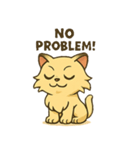 ペルシャ猫のモフモフきもち（個別スタンプ：14）