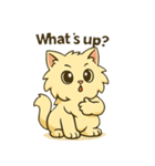 ペルシャ猫のモフモフきもち（個別スタンプ：22）