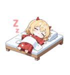 まったり鬼の女の子スタンプ（個別スタンプ：2）