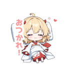 まったり鬼の女の子スタンプ（個別スタンプ：5）