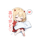 まったり鬼の女の子スタンプ（個別スタンプ：19）