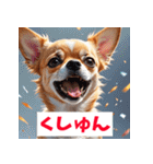 感情まるわかりチワワ（個別スタンプ：15）