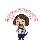 ビジネスわんこOLスタンプ（個別スタンプ：4）