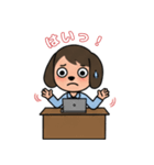 ビジネスわんこOLスタンプ（個別スタンプ：15）