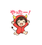 パーカーちゃん（赤）（個別スタンプ：15）